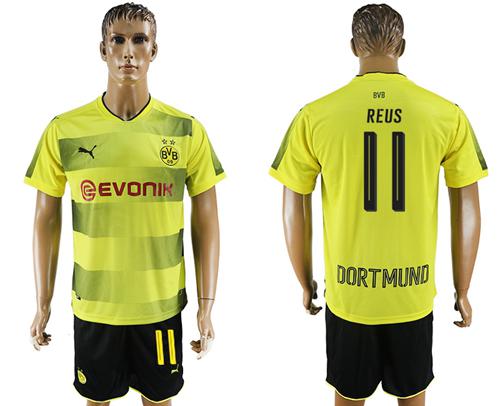 Dortmund #11 Reus Home Soccer Club Jersey